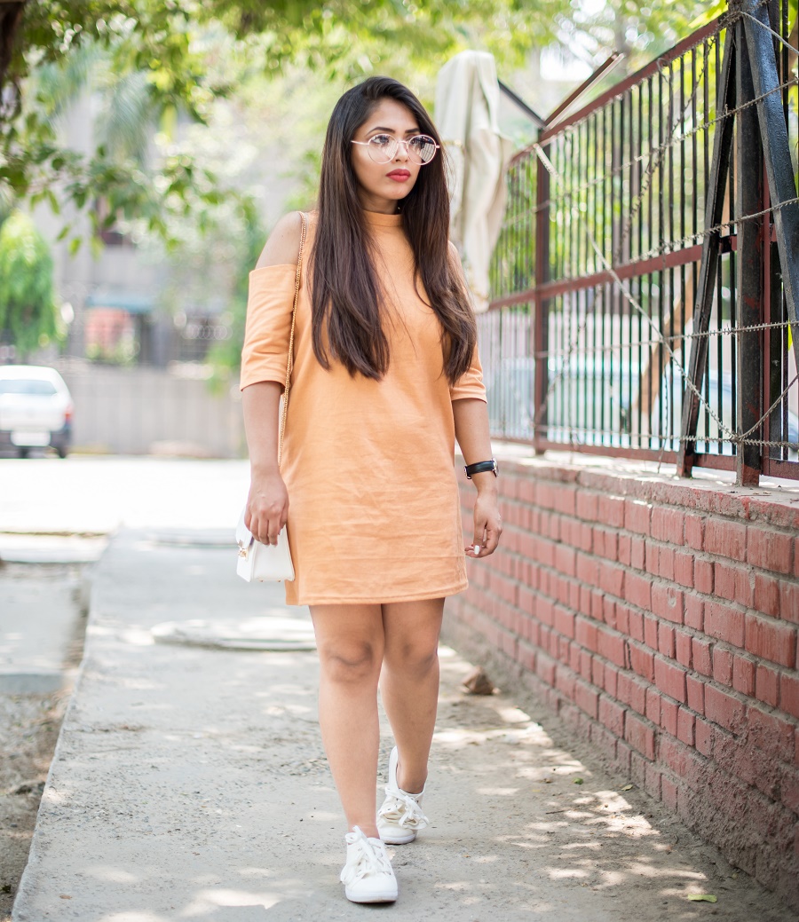 iimaima-lookbook-orange-shift-dress-indianfashionblog